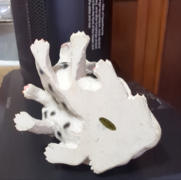 🐾Dalmatian Figurine Vintage Puppies Dog Sculpture Solid Stone Resin - Picture 6 of 7